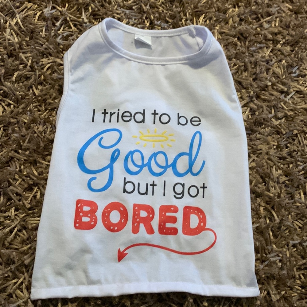 Dog Tee Shirt size large